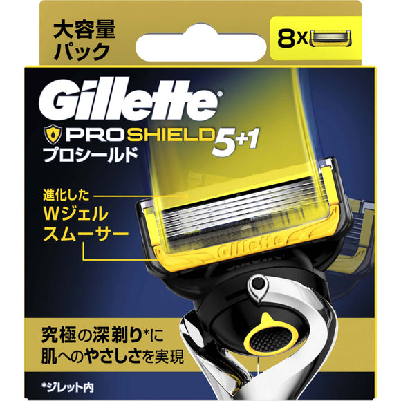 P & G Japan Gillette Pro Shield 8 spare blades