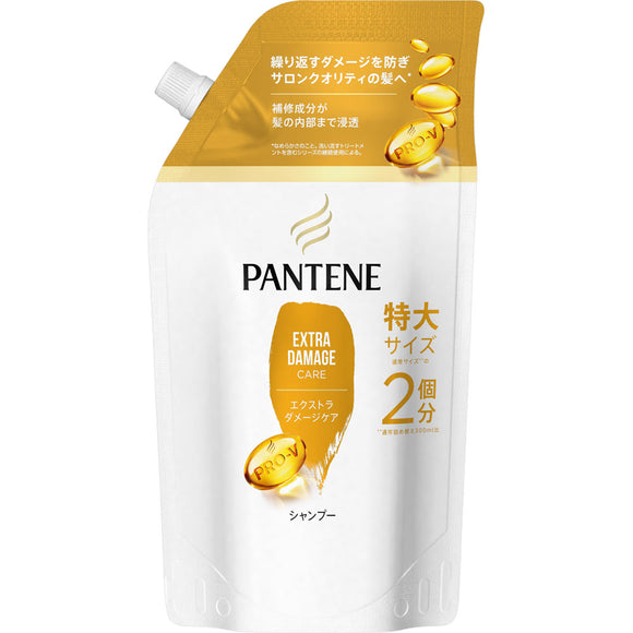 P & G Japan Pantene Extra Damage Care Shampoo Refill Extra Large Size 600ml