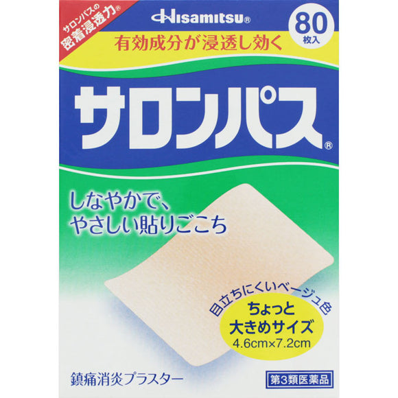 Hisamitsu Pharmaceutical Salon Pass 80 sheets