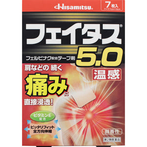Hisamitsu Pharmaceutical Fatus 5.0 Warmth 7 sheets