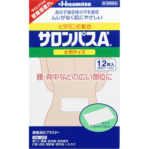 Hisamitsu Pharmaceutical Salonpas Ae Large format 12 sheets