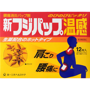 Daiichi Sankyo Healthcare New Fuji Pap Warmth 12 sheets (6 x 2)