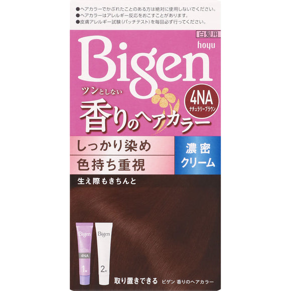 Hoyu Bigen Fragrant Hair Color Cream 4NA Naturally Brown (Quasi-drug)