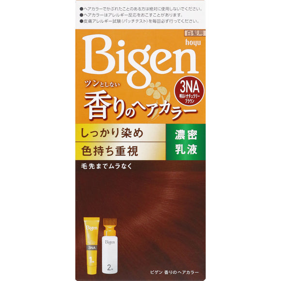 Hoyu Bigen Fragrant Hair Color Emulsion 3 Bright Naturally Brown Bright Naturally BR (Quasi-drug)