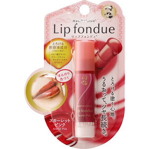 Rohto Mentholatum Lip Fondue Scarlet Pink 4.2G