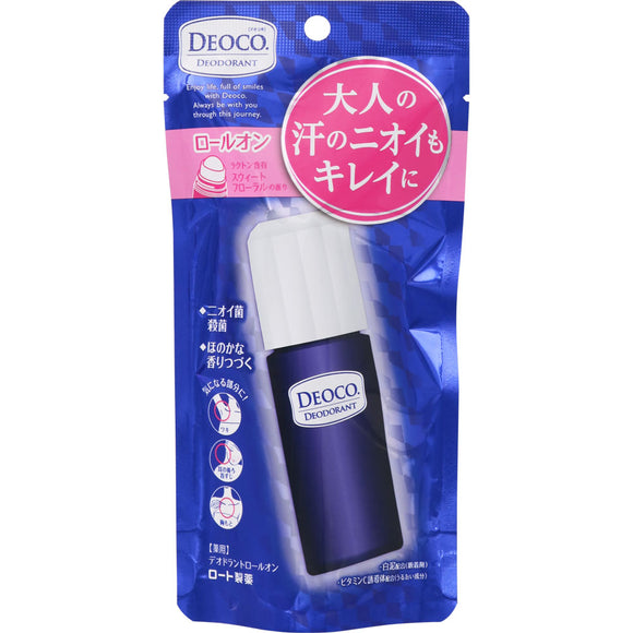 Rohto Pharmaceutical Deoko Medicinal Deodorant Roll-on 30ml (Non-medicinal products)