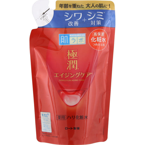 Rohto Pharmaceutical Skin Lab Gokujun Medicinal Tension Toner Refill 170ml (Non-medicinal products)