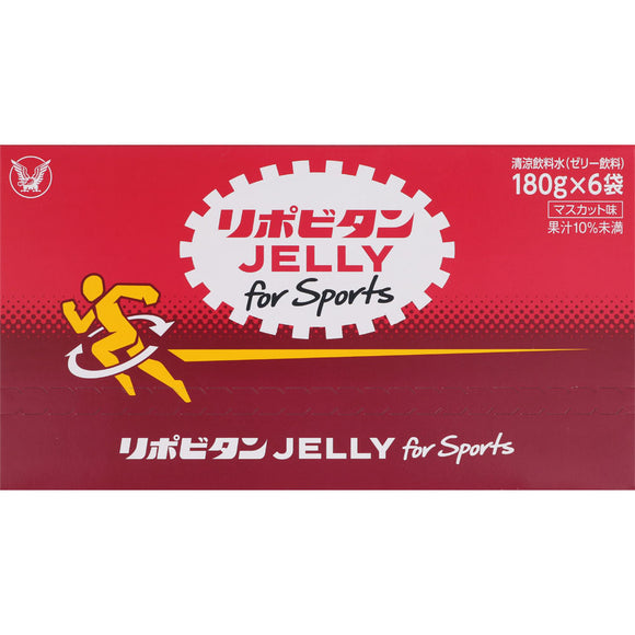 Taisho Pharmaceutical Lipovitan Jelly for Sports 180g x 6