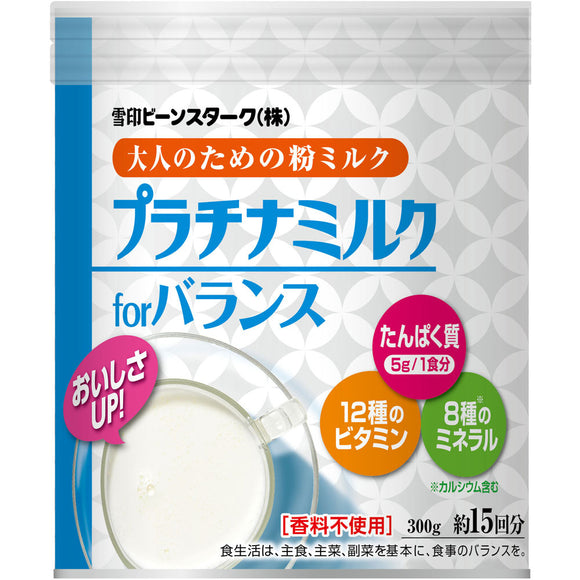 Bean Stark Snow Snow Brand Platinum Milk for Balance Gentle Milk Flavor 300g