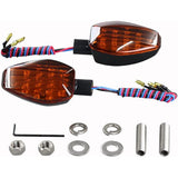 Posh (POSH) Motorcycle Supplies Bike LED turn signal (SF type) Black body/Orange lens light weight LED turn signal position compatible 096451-06