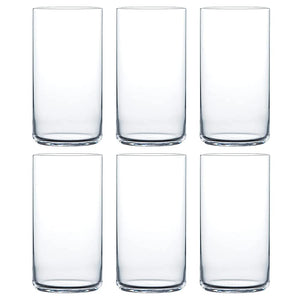 Toyo Sasaki Glass Tumbler, USURAI Dishwasher Safe, Made in Japan, 18.2 fl oz (560 ml), Set of 6 B-09129CS