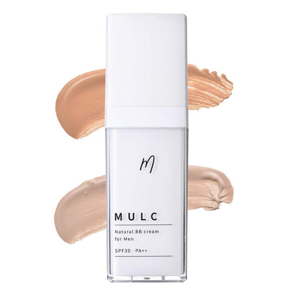 MULC Natural BB Cream Beige Sweat resistant Men's Men's Makeup Essence, Cream, Foundation, Makeup Base, Sunscreen (SPF30/PA++)