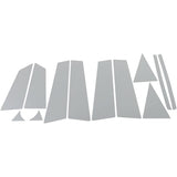 BRIGHTZ Odyssey RB1-2 RB1 RB2 Super mirror face chrome plating stainless steel pillar panel Infinite visor use 12PC [PIL-SIL-152] 10125