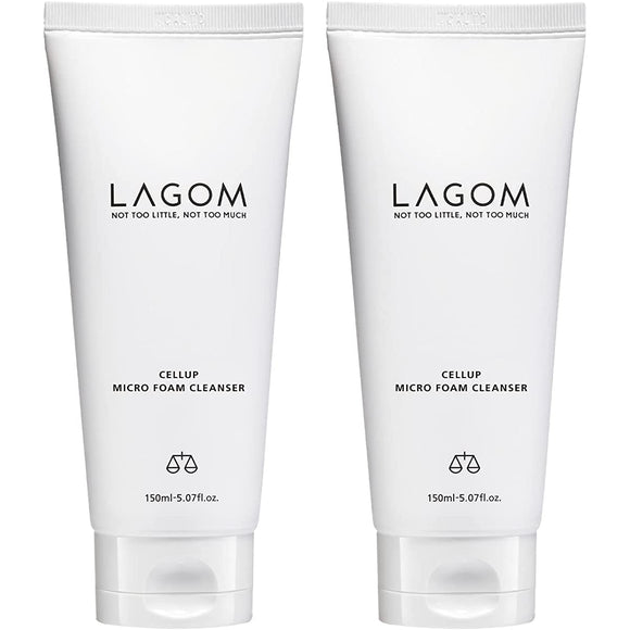 LAGOM Microfoam Cleanser 150ml (Makeup Remover/Facial Cleanser) Genuine Japanese Product x 2 Set