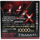 VALENTI Jewel LED Head Fog Valve ZX H8 H9 H16 H16 HB3 HB4 HIR2 6200K 10000LM LZX41-H8HB-62