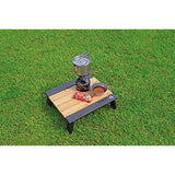 Captain Stag UC-585 Bamboo Unit Roll Table, Storage Bag Included, Width 15.9 x Depth 14.0 x Height 4.9 inches (405 x 355 x 125 mm)