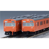 TOMIX 98455 N Gauge JR 103 Series Commuter Train, JR West Japan Specifications, Black Sash, Orange, Basic Set