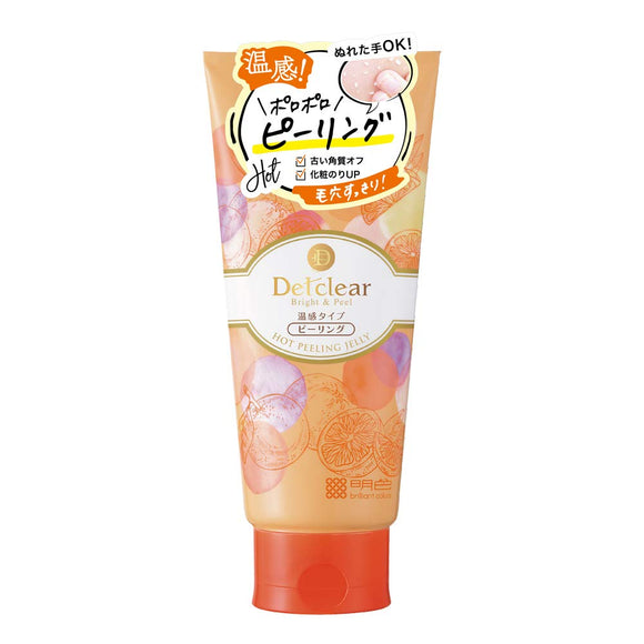 DET Clear Bright & Peel Peeling Jelly <Hot> 180g (Made in Japan) Natural orange scent