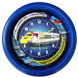 Double Train Bullet Train Clock SR-WC16001 BL (Blue)