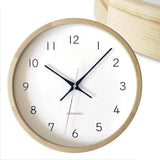 KATOMOKU Muku clock 13 Cypress Radio Clock Continuous Second Hand km-104HIRC 306mm