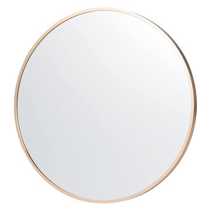 Takeda Corporation E1-UM49GD Wall Mirror, Round, Mirror, Wall Hanging, Gold, 19.5 x 19.5 inches (49.5 x 49.5 cm), Gold