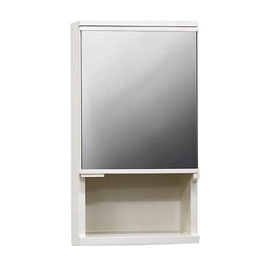 Topre TW-T300 Mirror Cabinet Storage, Height 19.7 x Width 10.6 x Depth 4.7 inches (50 x 27 x 12 cm), Ivory