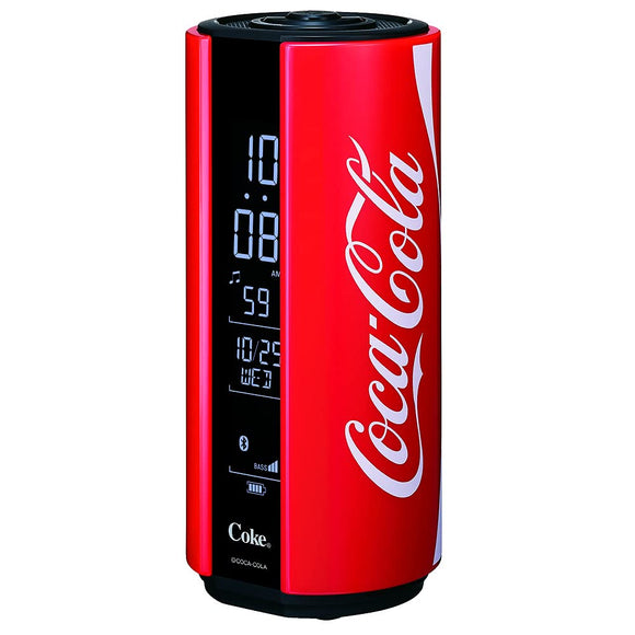 Seiko Coca-Cola AC608A Alarm Clock, Table Clock, Multi-Sound Clock, Digital, Red, 5.9 x 2.6 x 2.4 inches (151 x 66 x 60 mm)
