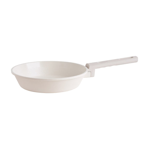 Roomnhome Induction Cookware Series, Made in Korea, Ceramic Coating, Width (Including Handle) 17.9 inches (43.2 cm), Diameter 9.8 inches (25 cm), Height 2.0 inches (5 cm), Bottom Diameter 7.5 inches (19 cm), Weight 27.5 oz (699 g) (24 cm)