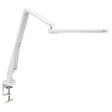 Panasonic SQ-LC470-W LED Desk Light, Clamp Type, Built-in Computer Crisp Light, 6 Movements in 6 Locations, Luminous Flux 550 Lumens, JIS: A-Shape Equivalent, White Finish
