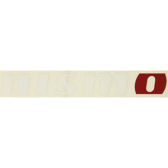 NISMO (Nissan Motorsports) Logo Sticker (White) 99992 - RN225