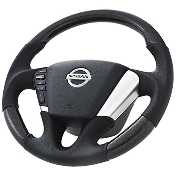 Kenstyle Original Steering Na05 Elgrand (Late E52) Gradient Brown Leather Combination