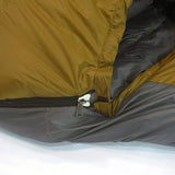 NANGA (Nanga) Sleeping bag Outlet Translated Down Shraph 450 Regular Lower Tension-8 degrees Coyote left zipper