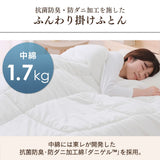 Iris Ohyama FADAK-SD Comforter, Antibacterial, Odor Resistant, Dust Mite Resistant, Washable, White, Semi-Double