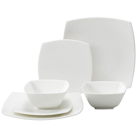 Narumi Styles 50481-23210 Square White 6-Piece Basic Set, White