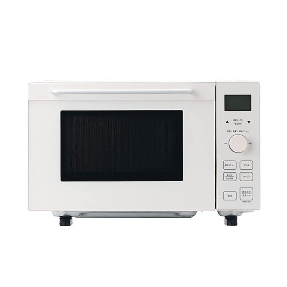 MUJI MJ-MWO181L 44579718 Oven Range, 4.8 gal (18 L), White, Width 19.1 x Depth 14.8 x Height 11.9 inches (48.5 x 37.6 x 30.2 cm)