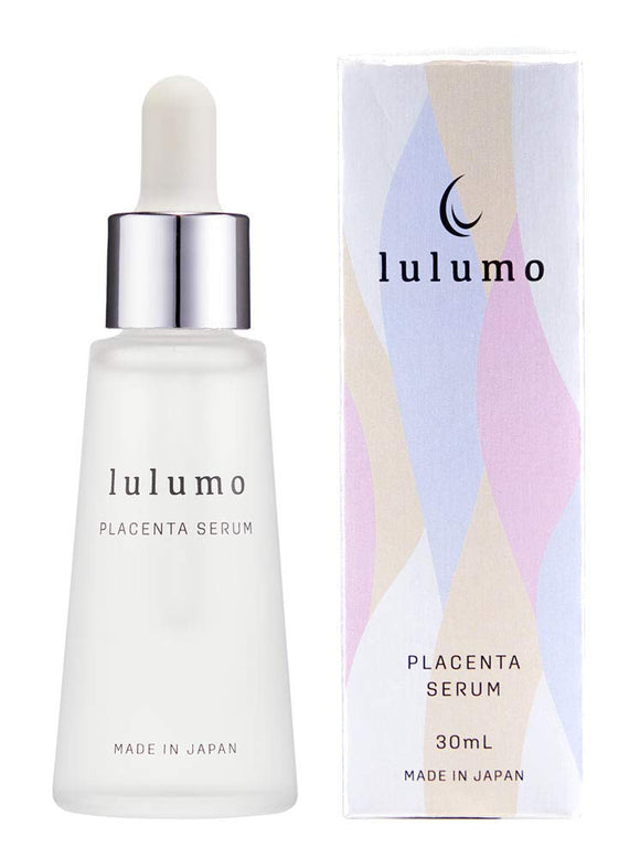 Made in Japan Placenta Serum lulumo Rurumo 30ml Horse Placenta Moisturizing No Additives Hyaluronic Acid Collagen Hari Gloss Age Skin Sensitive Skin Dry Skin Undiluted Lotion