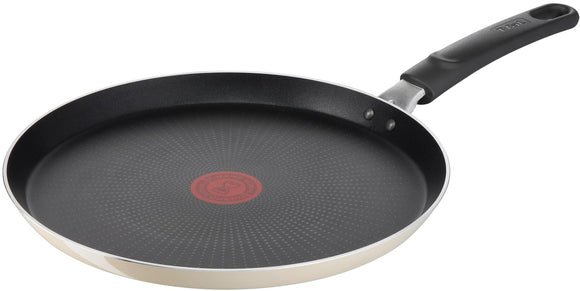 Tefal B68111 Paris Cafe French Pan, 10.6 inches (27 cm) (For Gas Stoves) Pancake, Crepe, White