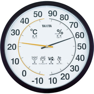 Tanita TT-554-BK Thermometer and Hygrometer (Black)