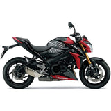 STOMPGRIP (stomp grip) traction pad tank kit VOLCANO Elestmer resin black GSX-S1000 (15-) GSX-S1000F (15-) 55-10-0120B