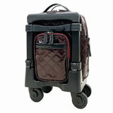 SWANY D-555 Emilo V TS15 Carrying Bag, Bordeaux with 4 Wheel Stopper