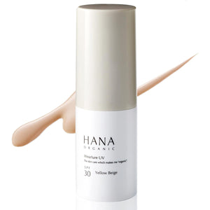 HANA ORGANIC Wear Lou UV Sunscreen Makeup Base Daytime Serum Light Foundation SPF30PA++ 30mL (Yellow Beige) Face Non-chemical Moisturizing CC Cream