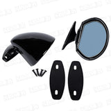 Seving Mirror Vitaloni Type Side Mirror Italian Classic Car Histrick Car General -purpose left and right set (black)