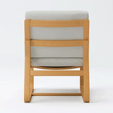 Muji 44617069 Cover Heather Light Gray Cotton Canvas for Living Room Dining Sofa Chair