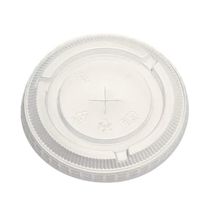 Honor F-92 Clear Cups, PET Flat Lid, X Anna, For 3.6 inches (92 mm), 1000 Pieces (50 Pieces x 20 Bags), Transparent