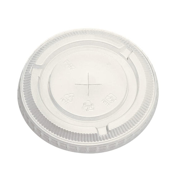 Honor F-92 Clear Cups, PET Flat Lid, X Anna, For 3.6 inches (92 mm), 1000 Pieces (50 Pieces x 20 Bags), Transparent