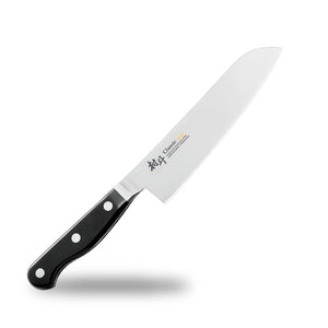 Shimomura Industrial MCL-101 Murato Classic Santoku Knife, 6.7 inches (170 mm), VG-10 Three-Layer Steel, Made in Tsubamesanjo, Niigata