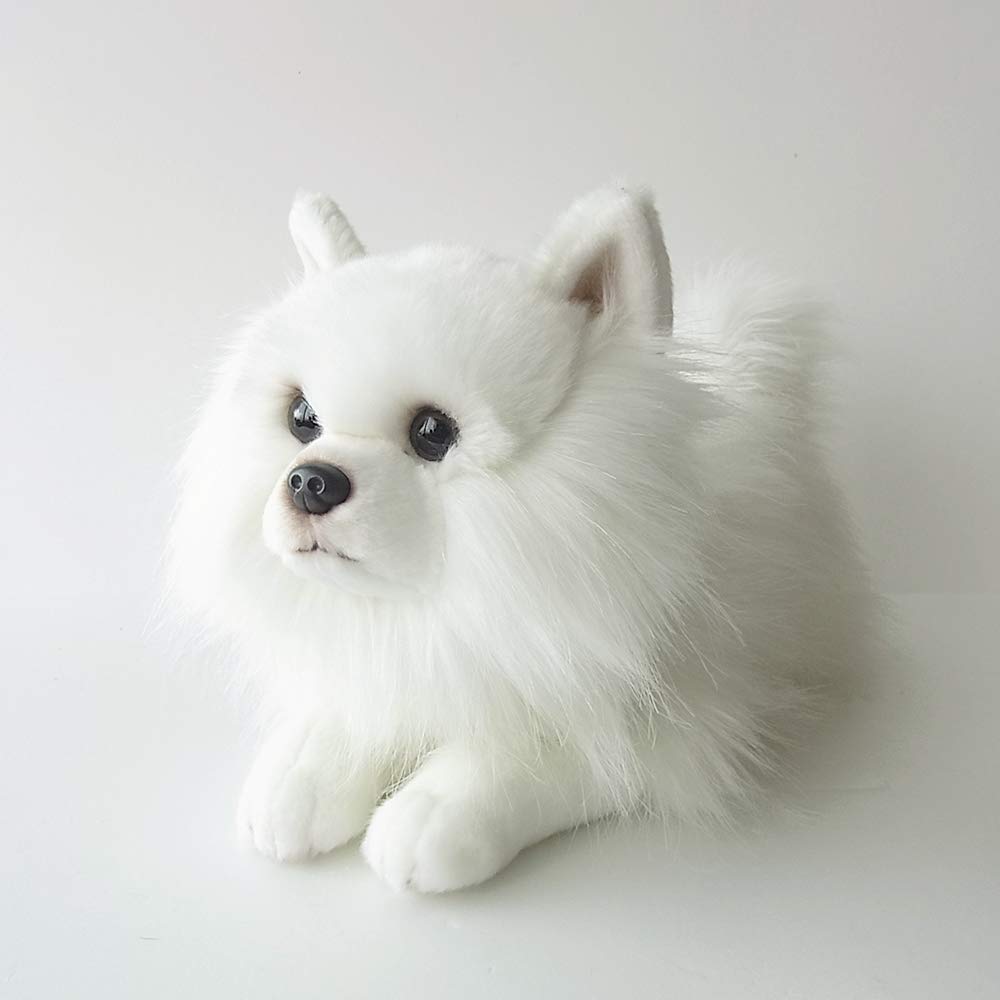 White pomeranian hot sale plush