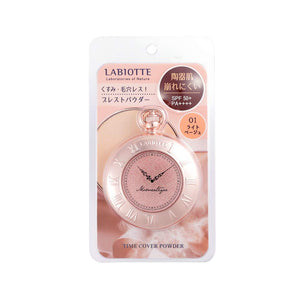 LABIOTTE Time Cover Pressed Powder Foundation 01 Light Beige 12g