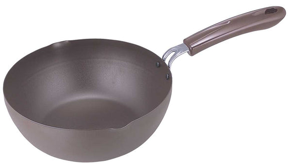 Shimomura Planning 27737 Deep Frying Pan, 7.9 inches (20 cm), Made in Japan, Iron, Induction Compatible, With Spout Included, Perfect For Lunch