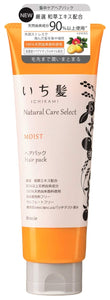 Ichikami Natural Care Select Moist Hair Pack 180g Citrus Floral Fragrance